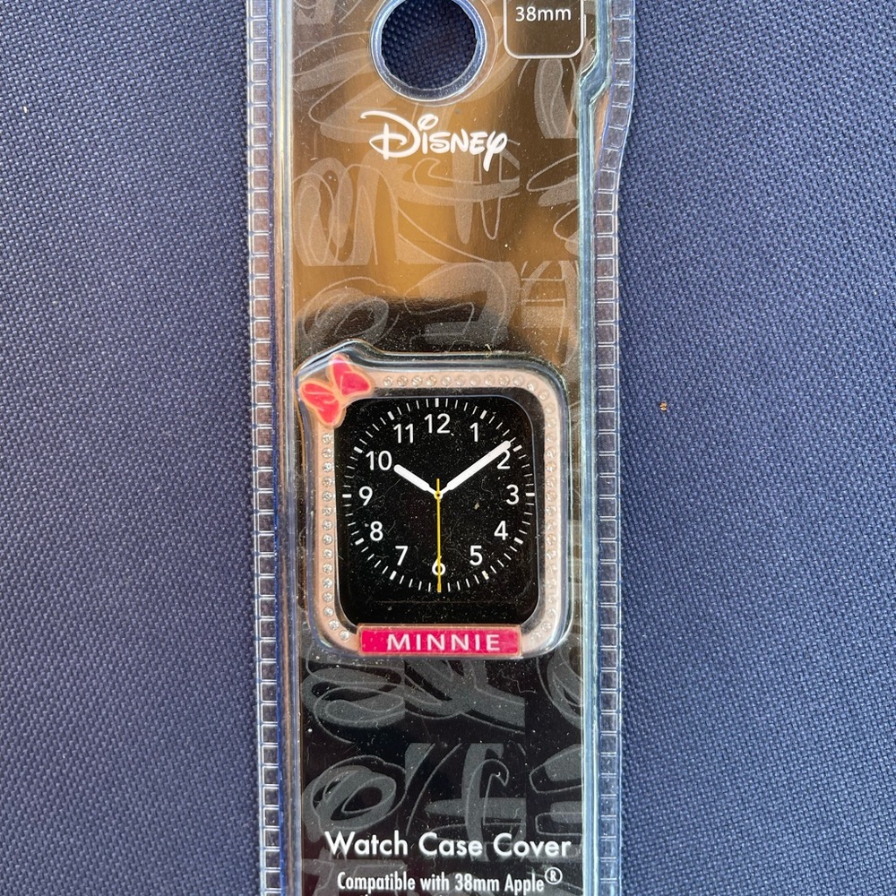 Disney 38mm Apple Watch face cover lot - Minnie - Little Mermaid - maleficent - Picture 4 of 4